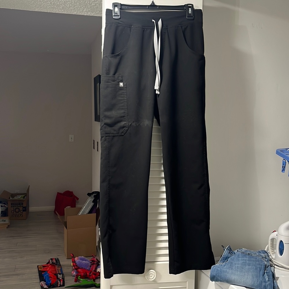 XSmall figs scrub pants black